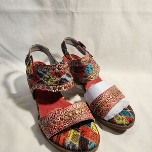 Colorful Patterned Women's Sandals